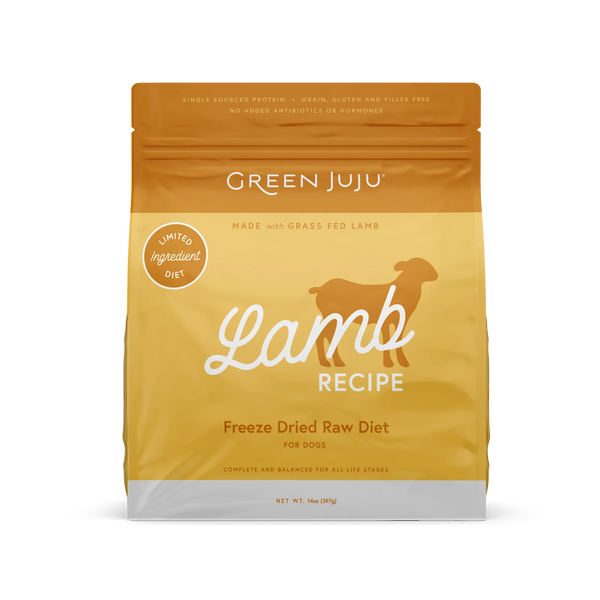 Green JuJu Freeze Dried Lamb Recipe Raw Feeding Miami