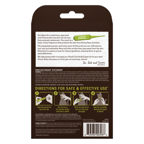 Flea & Tick Herbal Spot-On for Cats