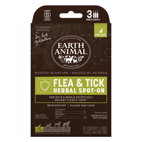 Flea & Tick Herbal Spot-On for Cats