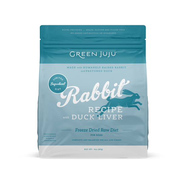 Green JuJu - Freeze Dried Rabbit Recipe