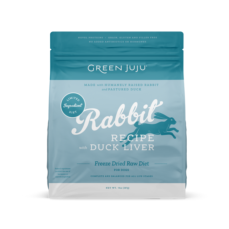 Green JuJu - Freeze Dried Rabbit Recipe