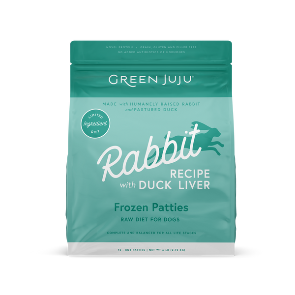 Green Juju - Raw Rabbit with Duck Liver Recipe – Raw Feeding Miami