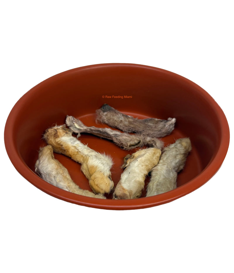 Dehydrated Rabbit Feet & Ears