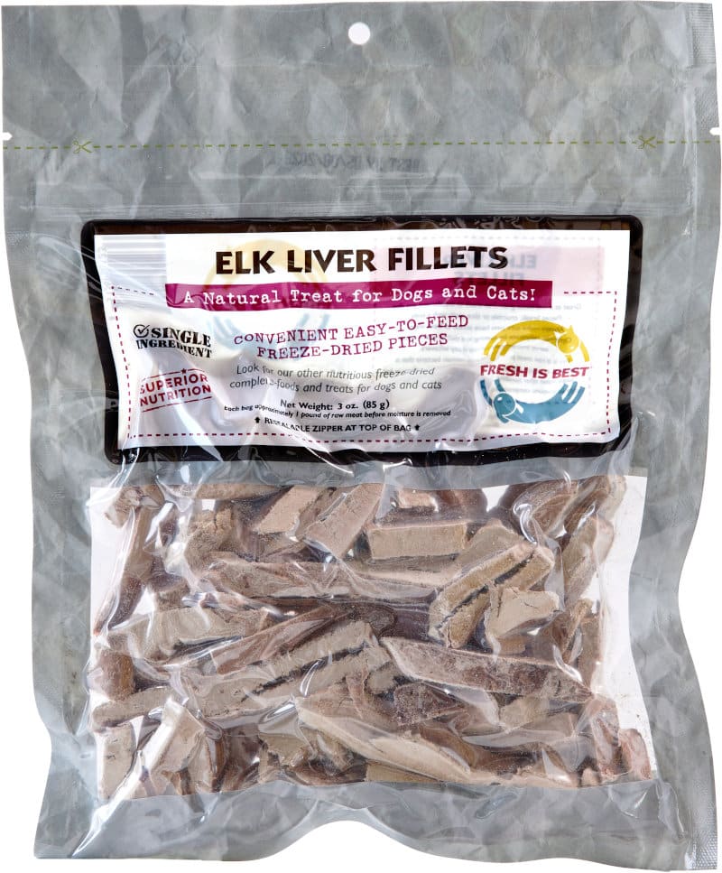 Freeze Dried Elk Liver Raw Feeding Miami