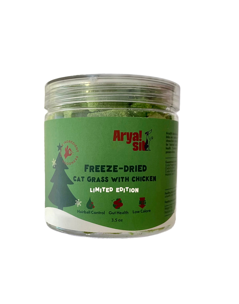 Freeze-Dried Cat Grass with Chicken