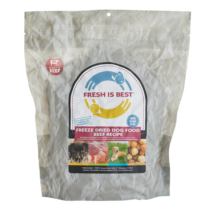 Freeze Dried Dog Food - Beef Flavor