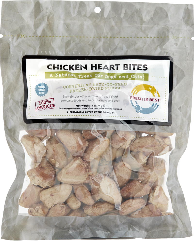 Freeze Dried Chicken Hearts