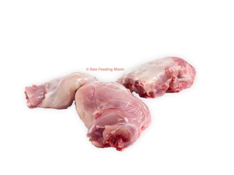 raw feeding miami, Chunked Rabbit