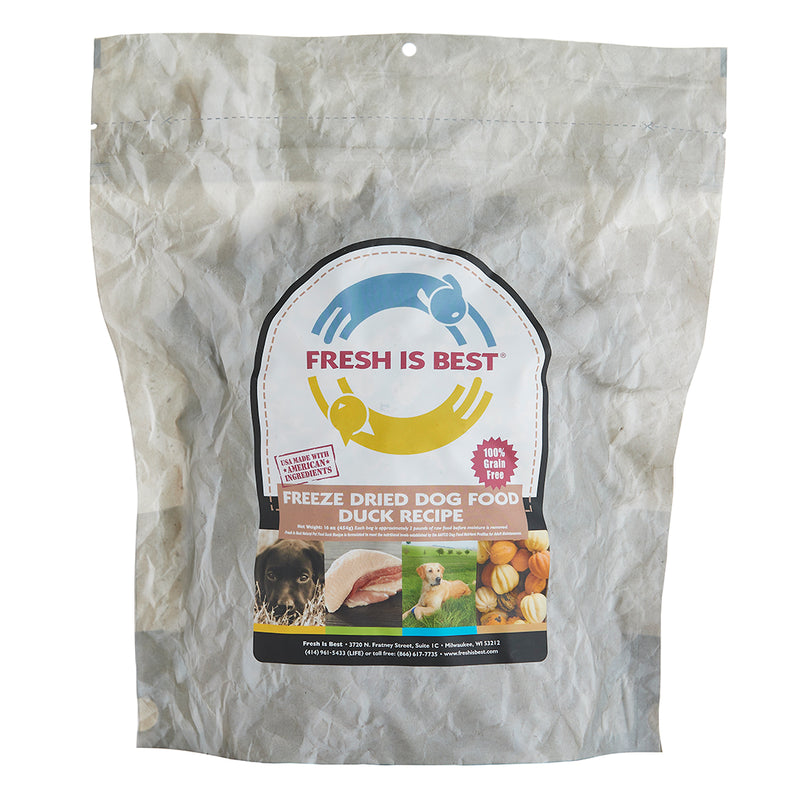 Freeze Dried Dog Food - Duck Flavor