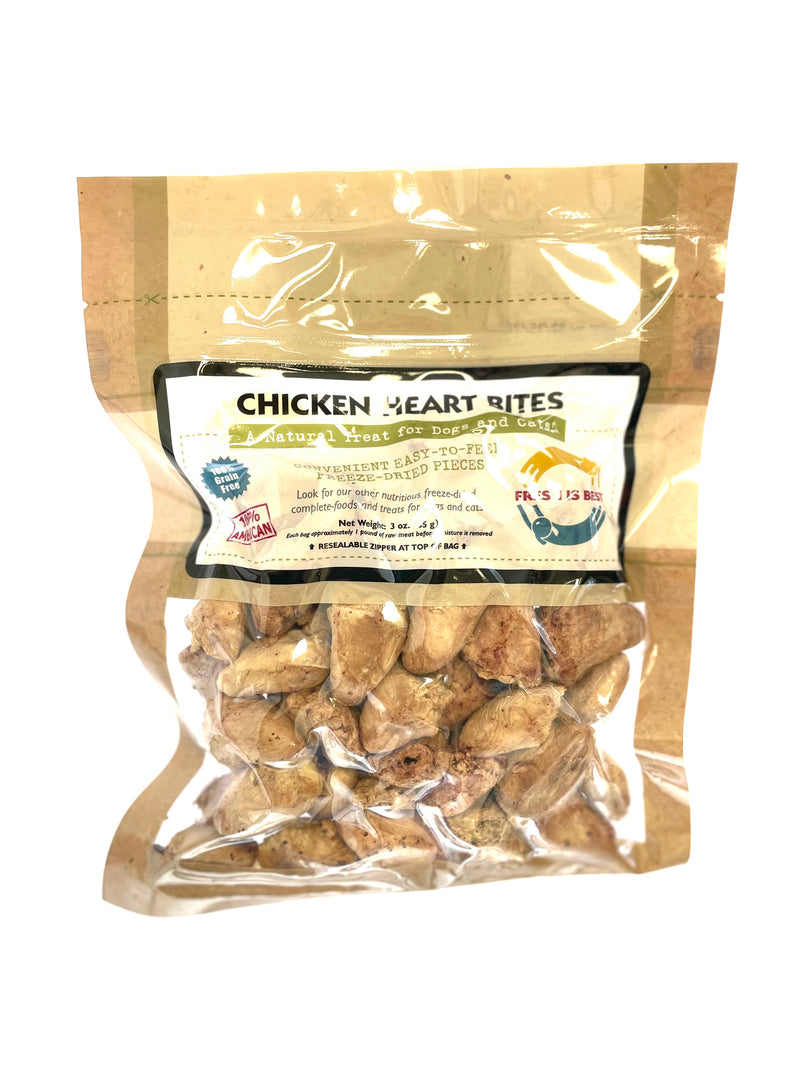 Freeze Dried Chicken Hearts