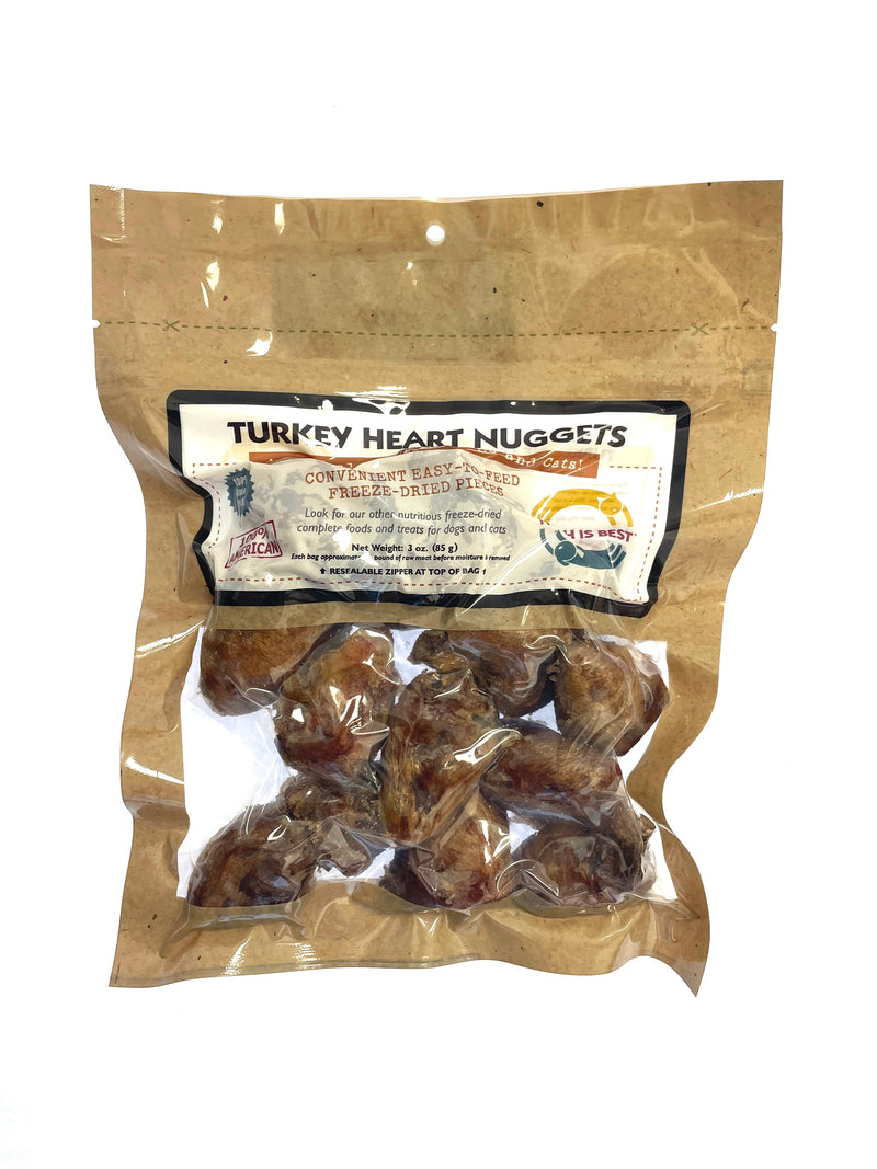 Freeze Dried Turkey Hearts