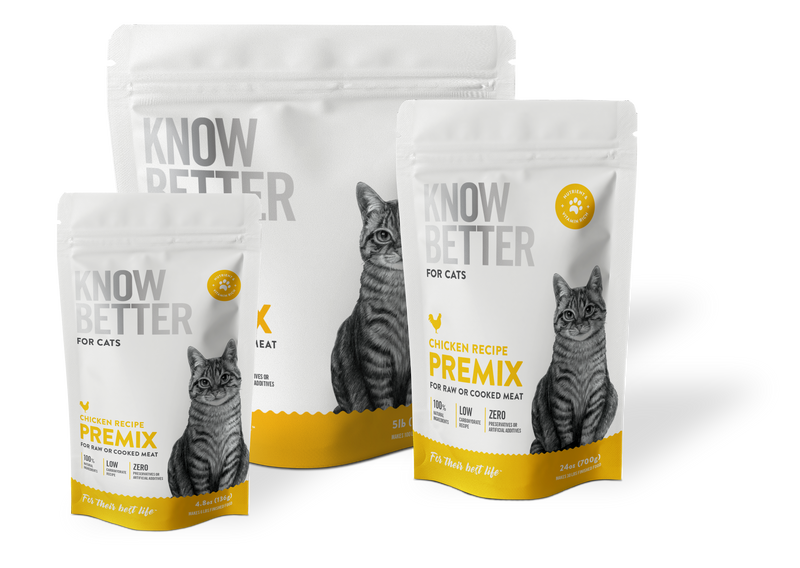 Know Better for Cats Chicken Flavor Raw Feeding Miami