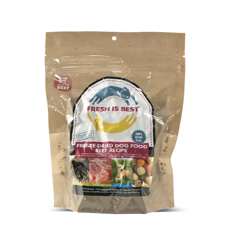 Freeze Dried Dog Food - Beef Flavor