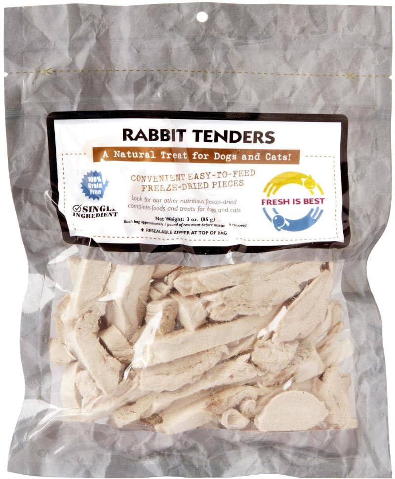 Freeze Dried Rabbit Tenders – Raw Feeding Miami
