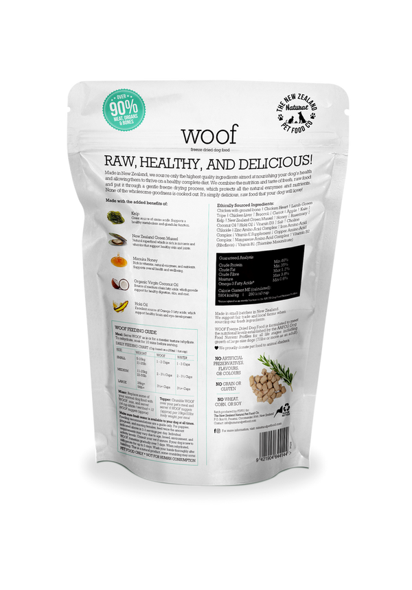 WOOF Dog Food - Chicken
