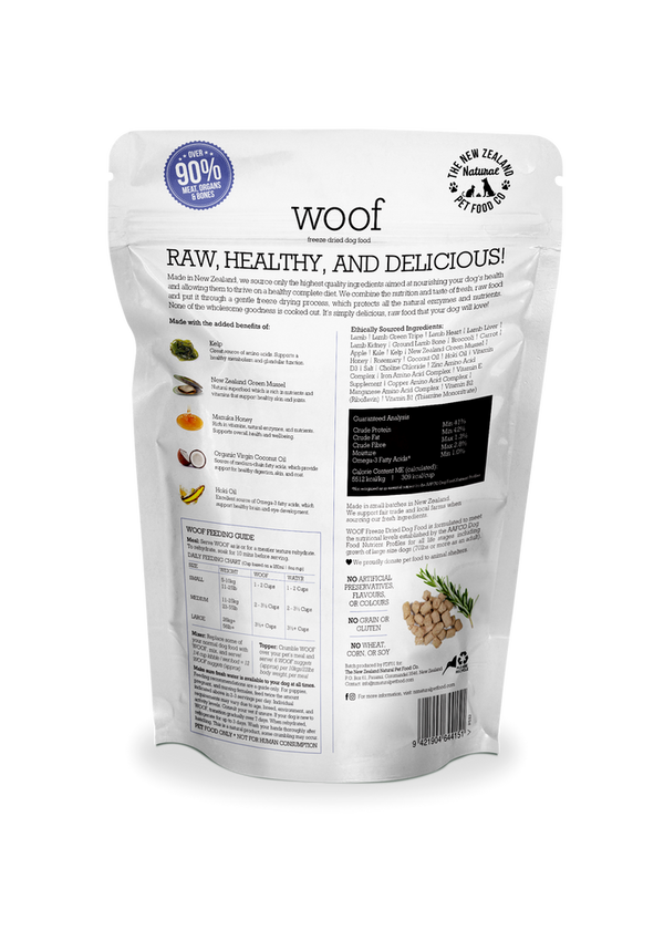 WOOF Dog Food - Lamb