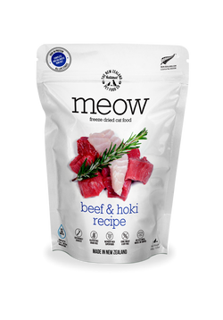 MEOW Cat Food - Beef & Hoki