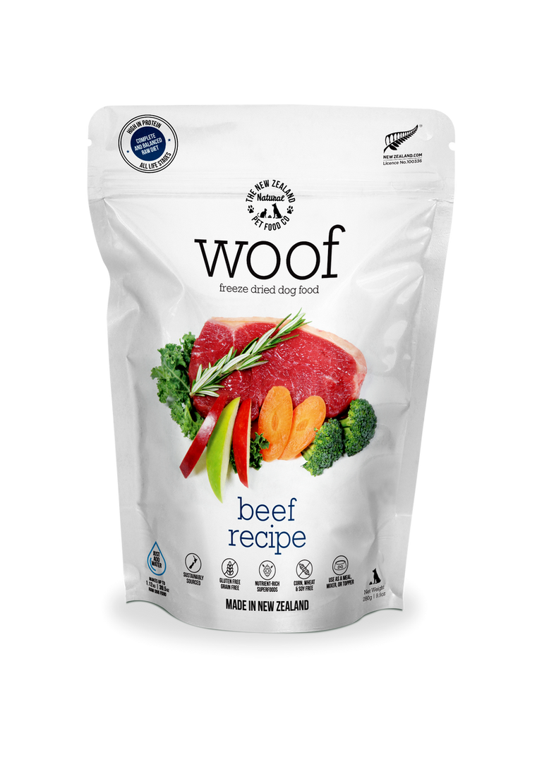 WOOF Dog Food - Beef