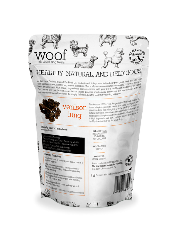 NZ Naturals - Venison Lung Treats