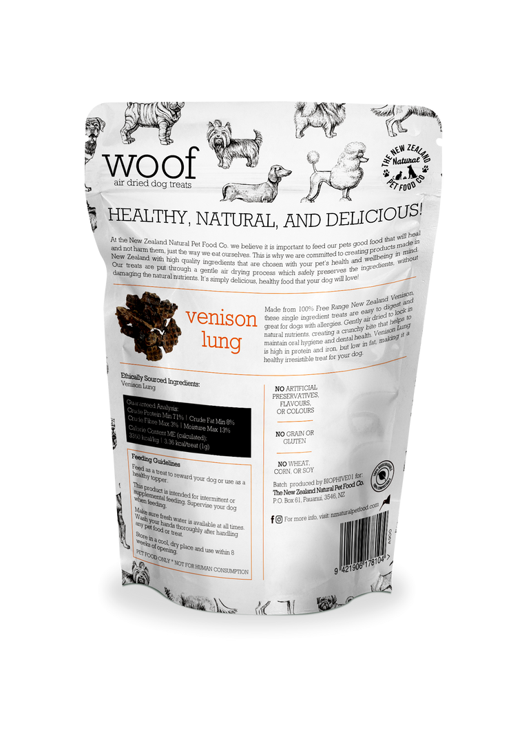 NZ Naturals - Venison Lung Treats