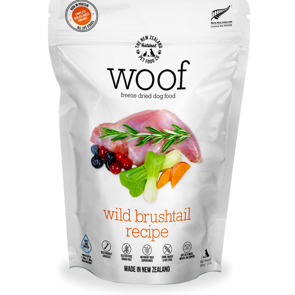 WOOF Dog Food - Wild Brushtail – Raw Feeding Miami