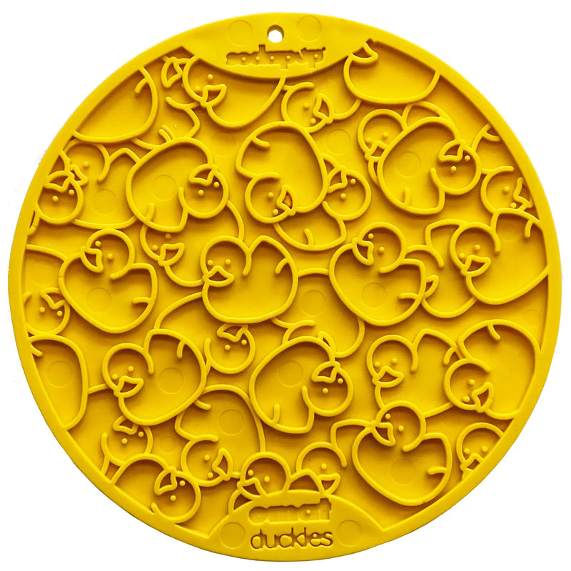 Duckies Lick Mat With Suction Cups