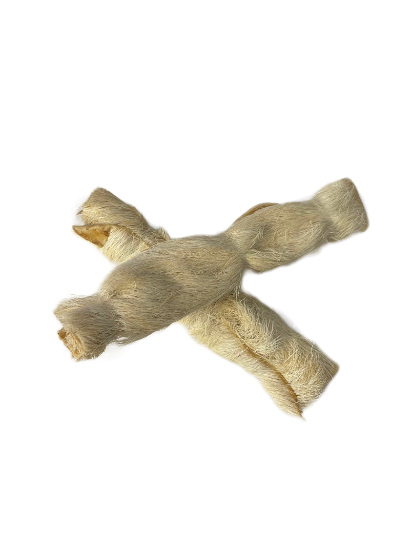 All-Natural Lamb Rawhide Roll with Fur