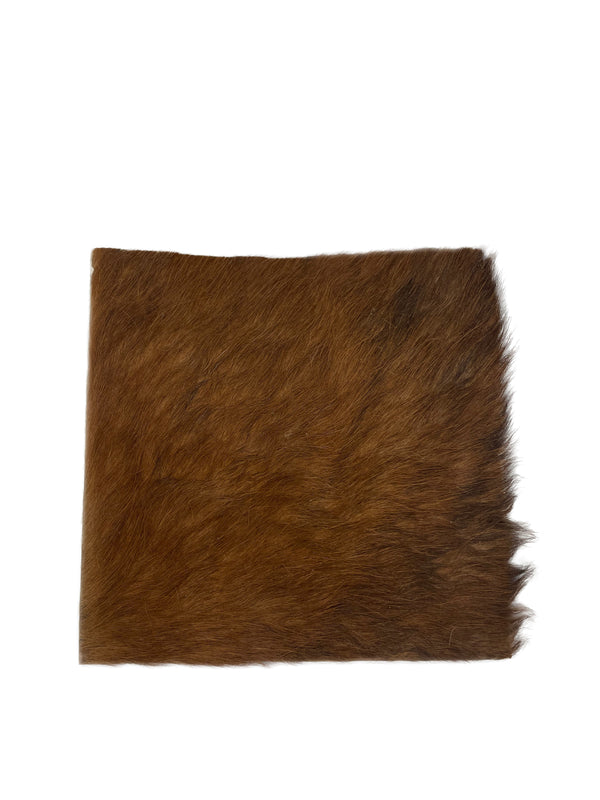 All-Natural 8x8 Rawhide Chew with Fur
