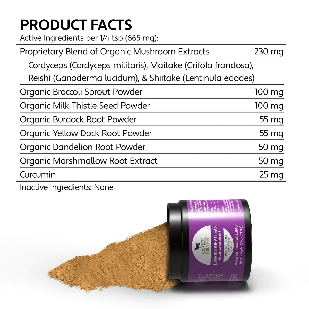 Four Leaf Rover - LIVER/KIDNEY CLEAN – Raw Feeding Miami